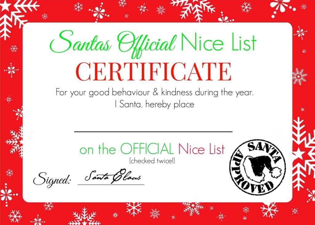 Crafting Your‍ Own Nice List Certificate: ⁤A ⁤DIY Guide to Santa’s Shenanigans