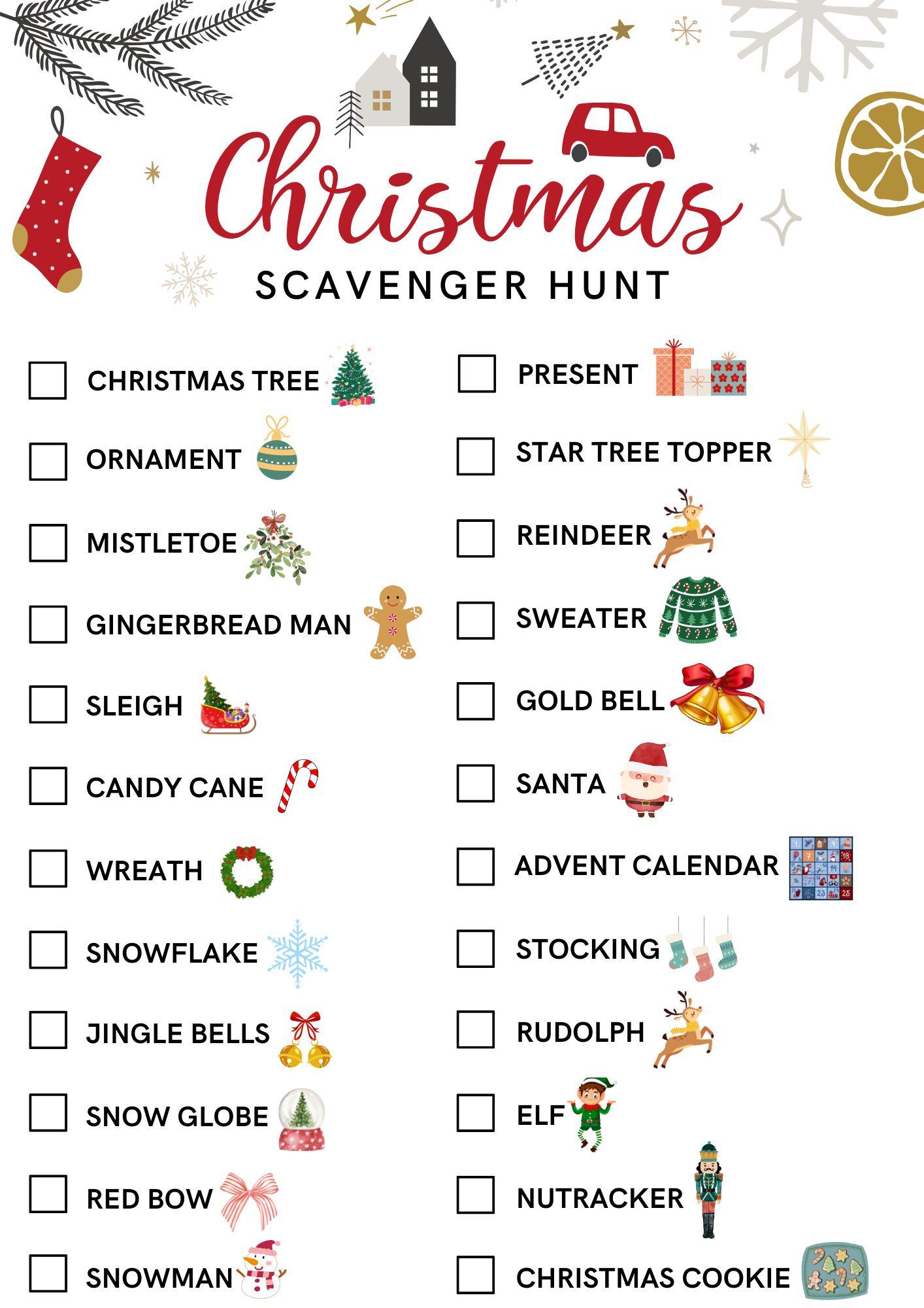 Jingle All the Way: Hilarious Christmas Scavenger Hunt Ideas!