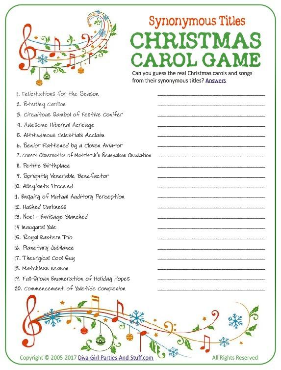 Jingle All the Way to the Answers: Christmas Song Game Unwrapped!