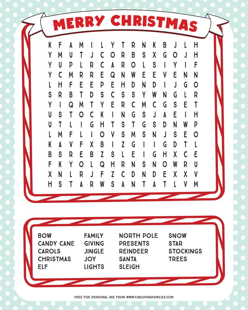 don’t Get Stuck ‍in ⁣a Christmas Tangle:‌ Tips for Word Search ​Success