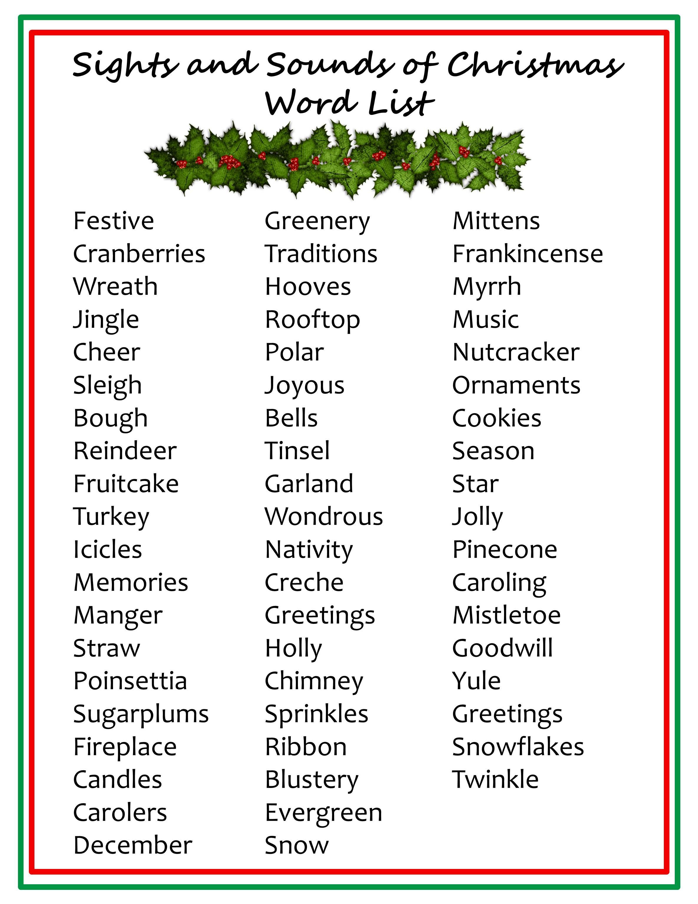 Festive​ Words Gone Wild: ⁣A Yuletide Challenge for‌ All Ages