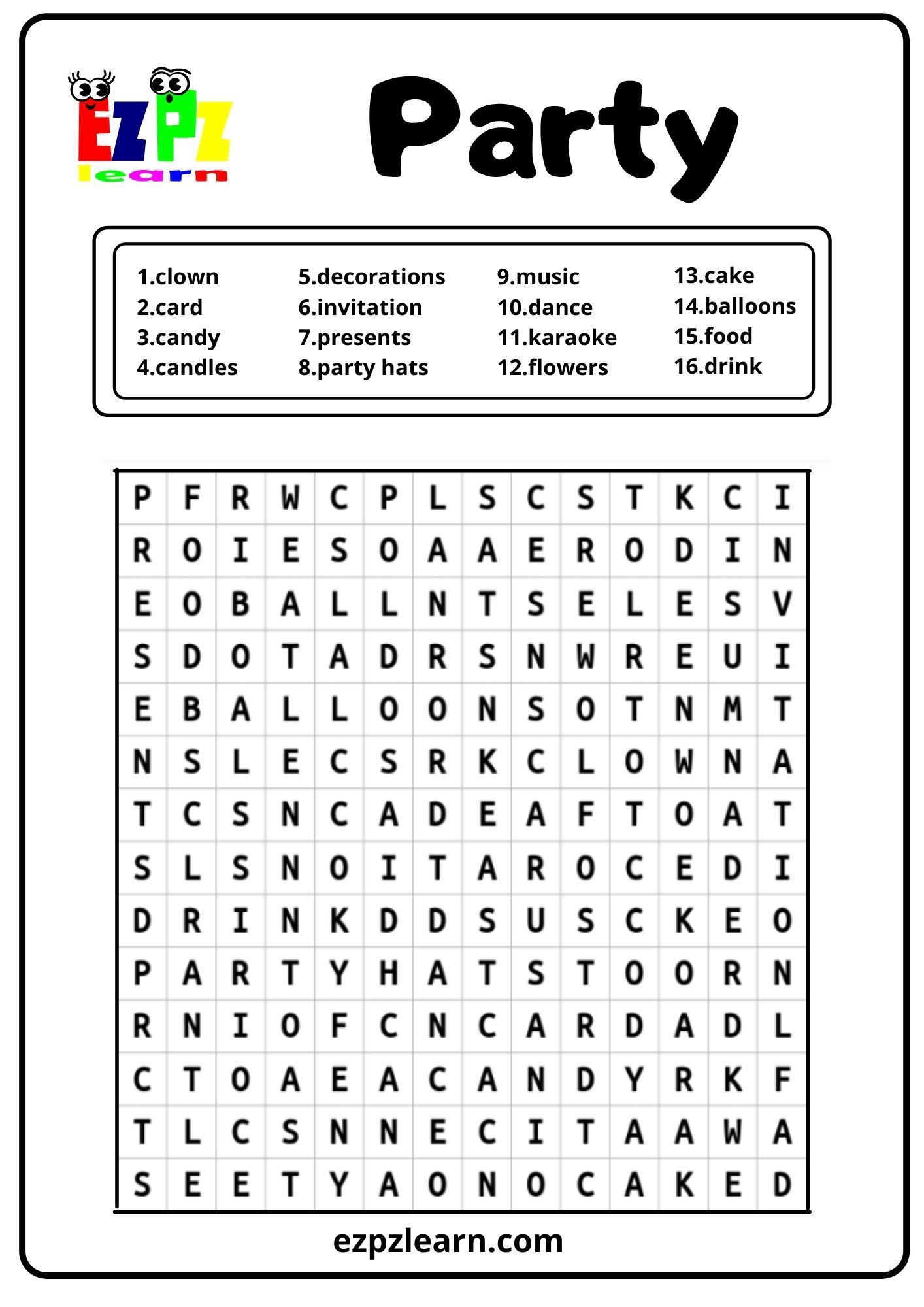 Wrapping Up Giggles: Tips for Hosting a Word Search Party